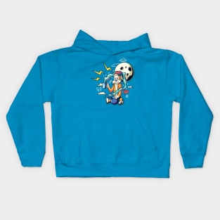 Hobbes electric bomber Kids Hoodie